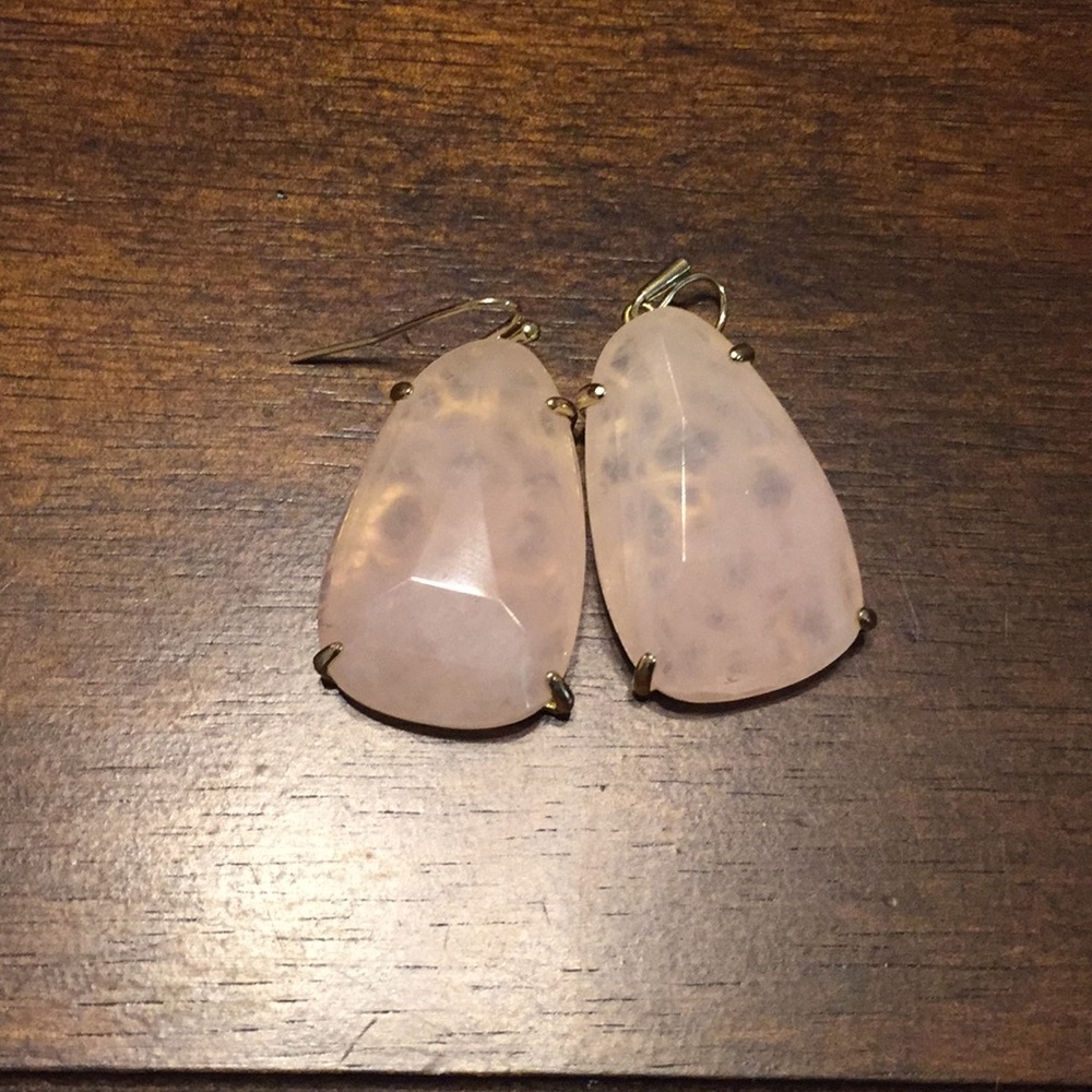 Kendra Scott Kristina Earrings; Rose Quartz
